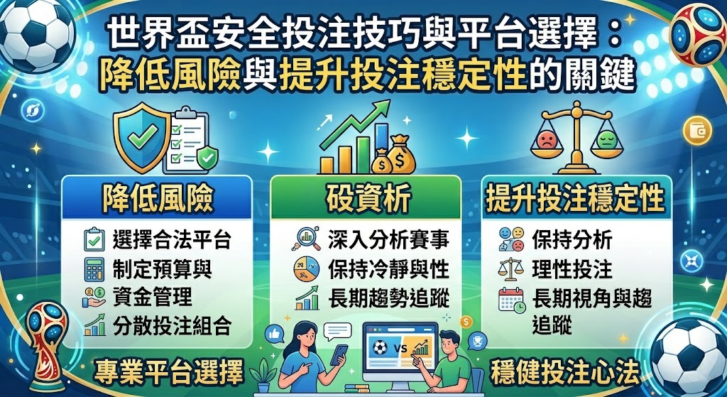 世界盃安全投注技巧與平台選擇