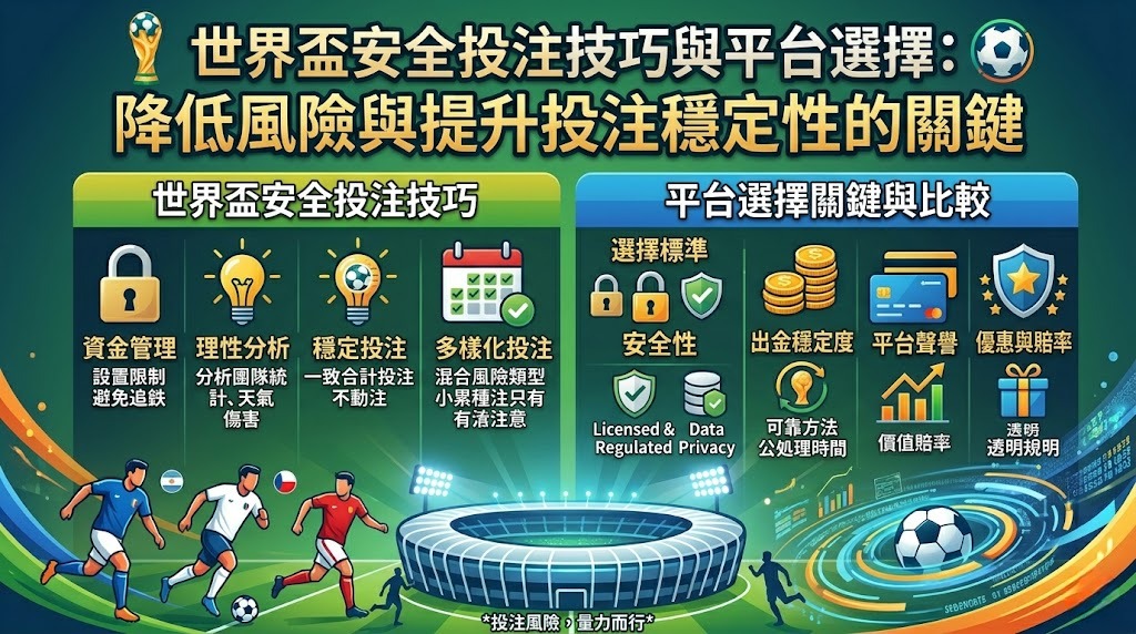 世界盃安全投注技巧與平台選擇