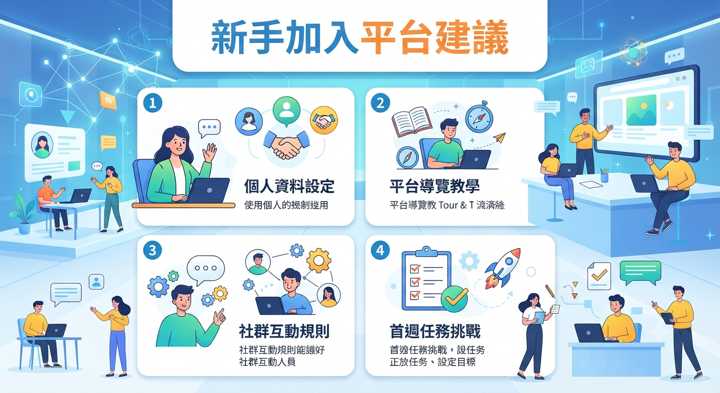 新手加入平台建議
