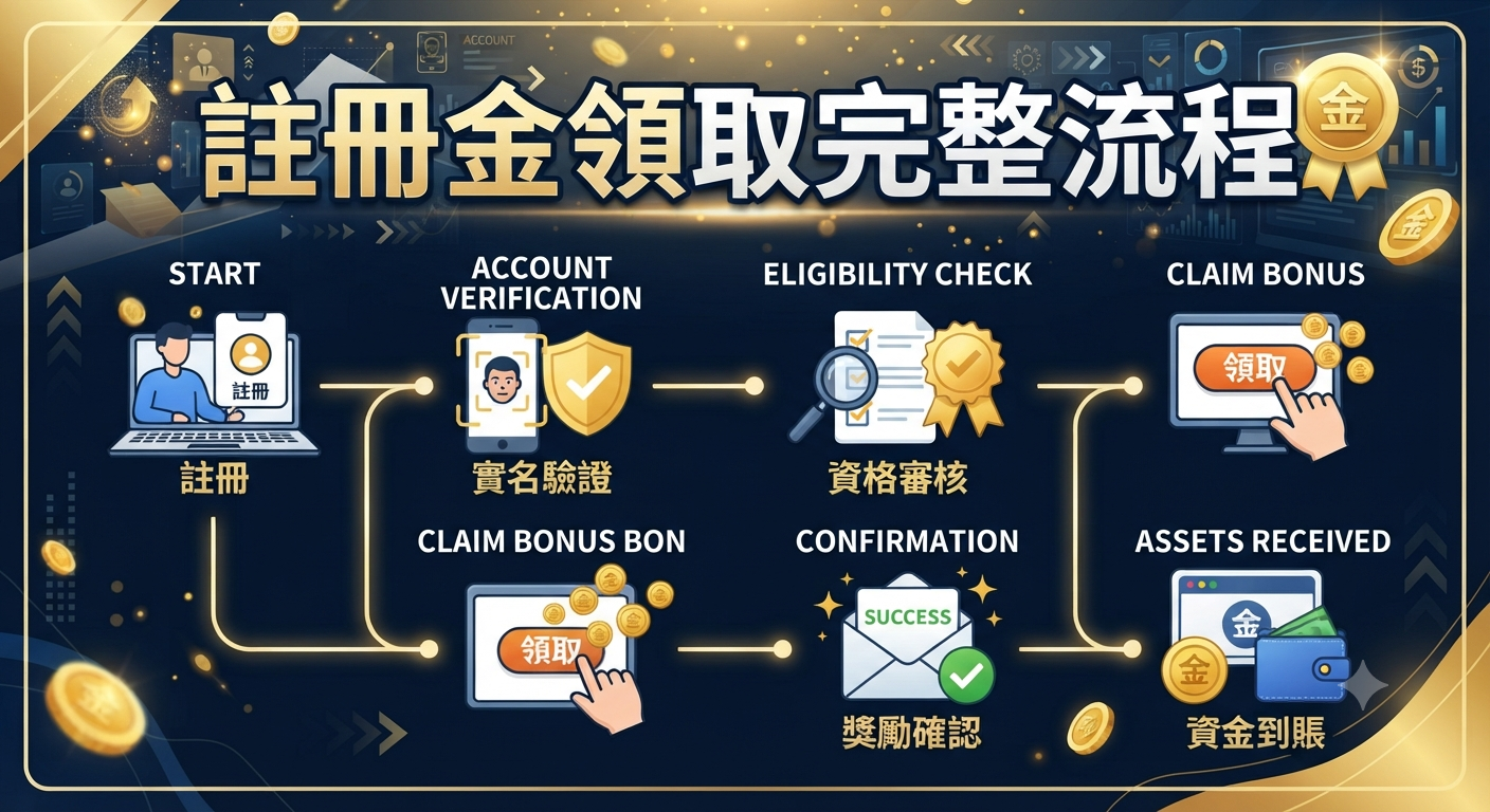 註冊金領取完整流程

