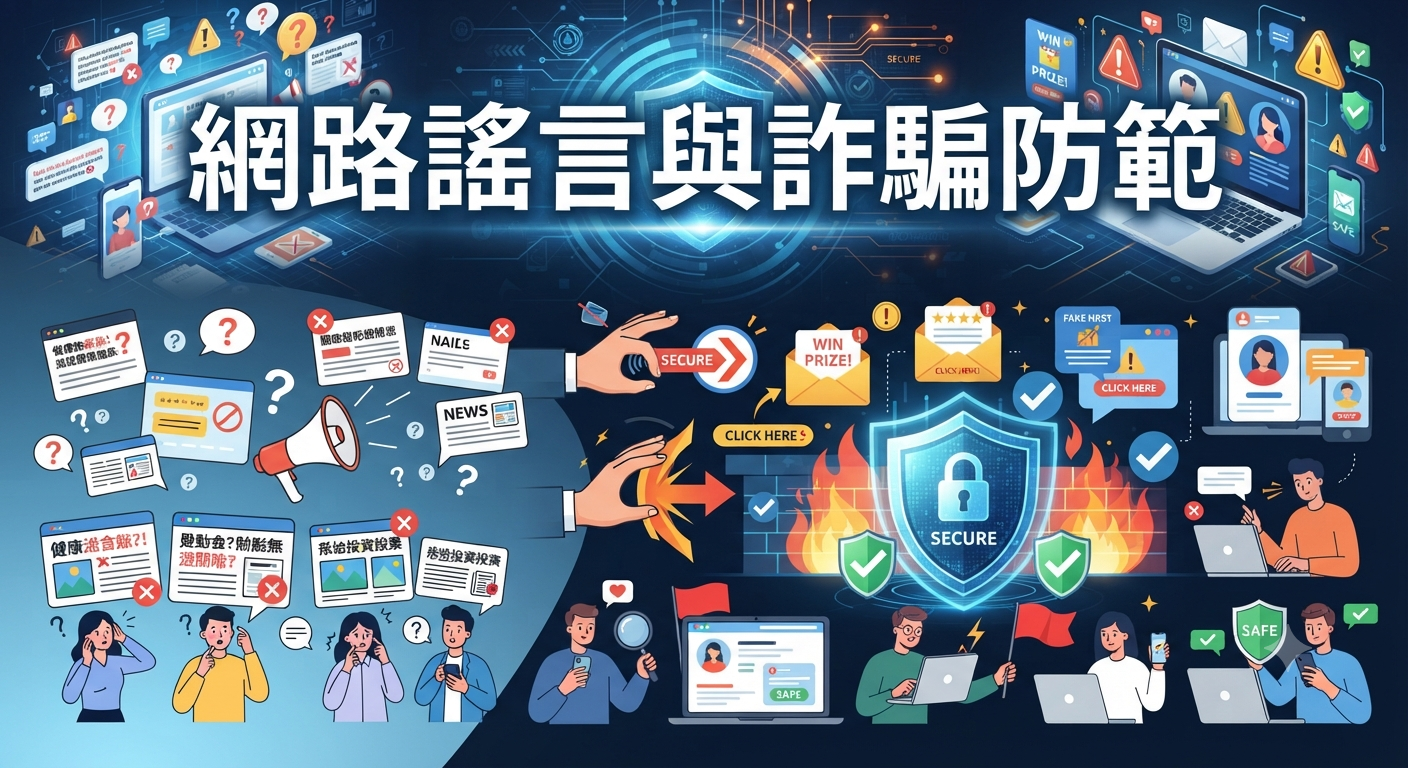 網路謠言與詐騙防範