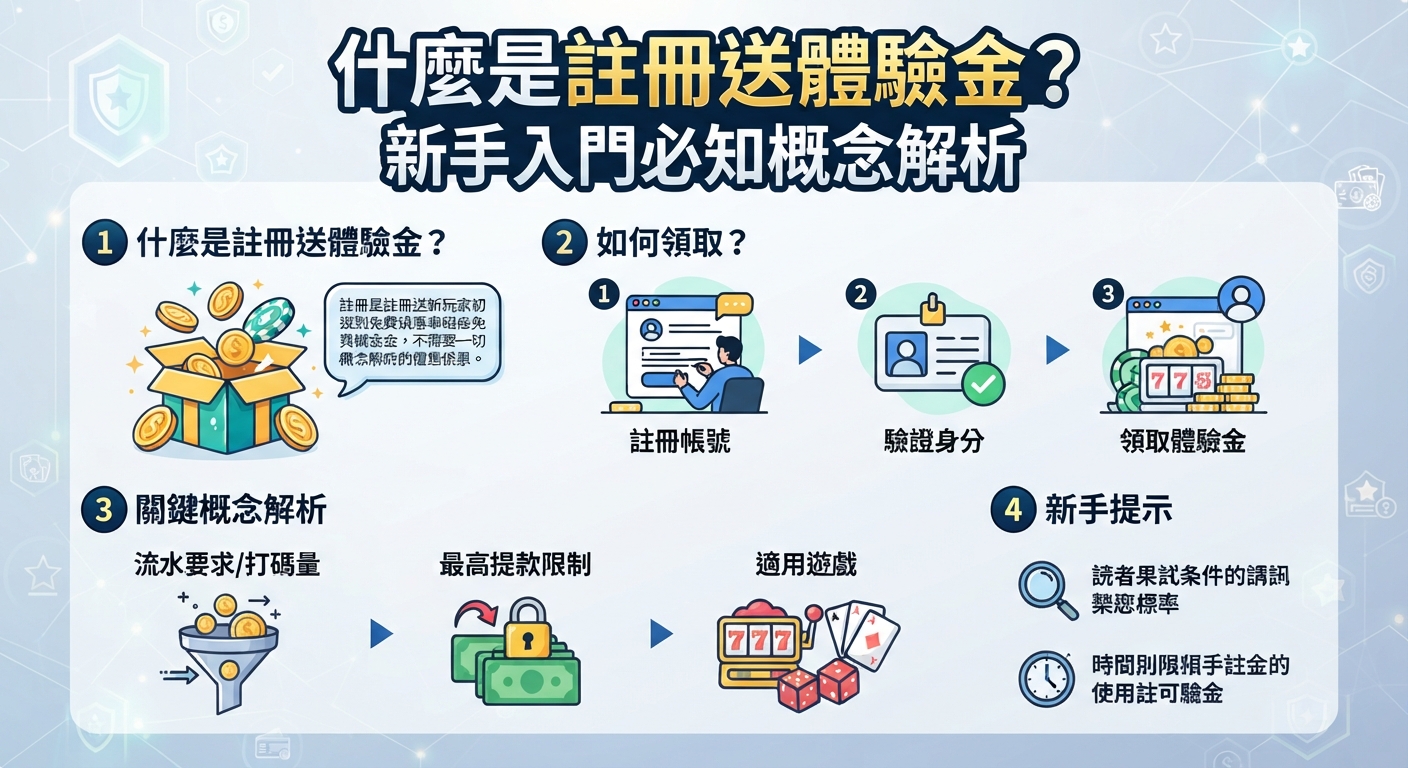 什麼是註冊送體驗金？新手入門必知概念解析
