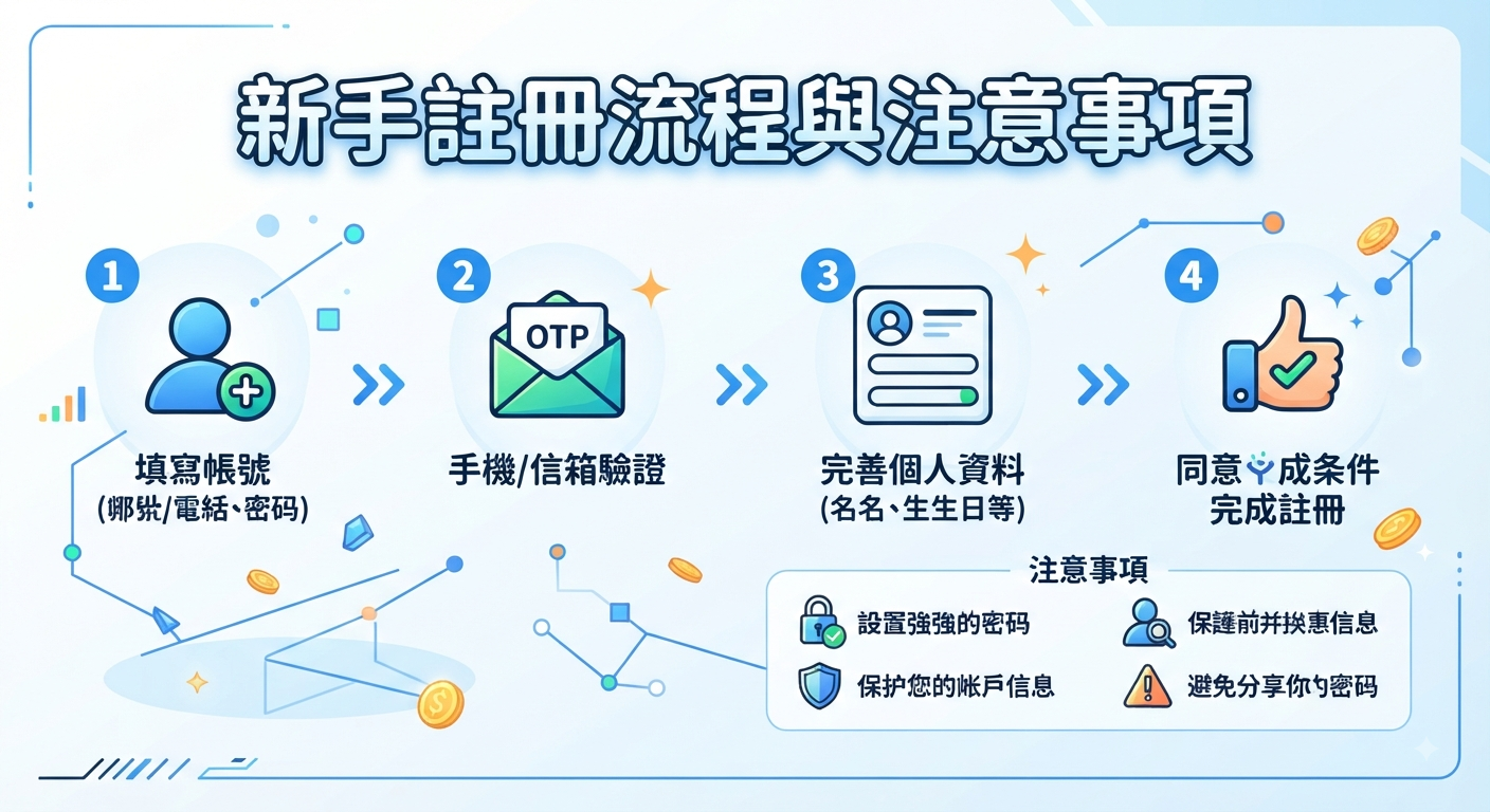 新手註冊流程與注意事項
