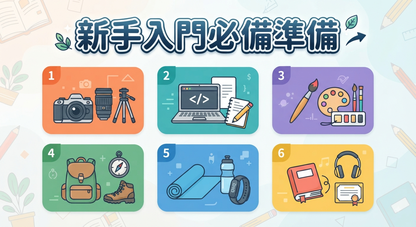 新手入門必備準備
