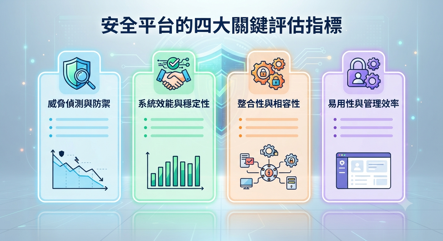 安全平台的四大關鍵評估指標