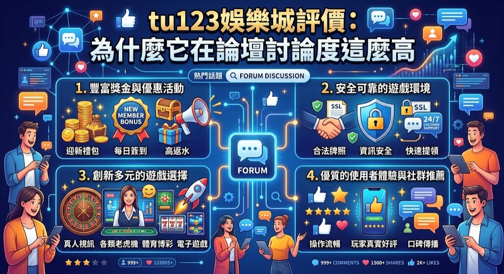 tu123娛樂城評價：為什麼它在論壇討論度這麼高