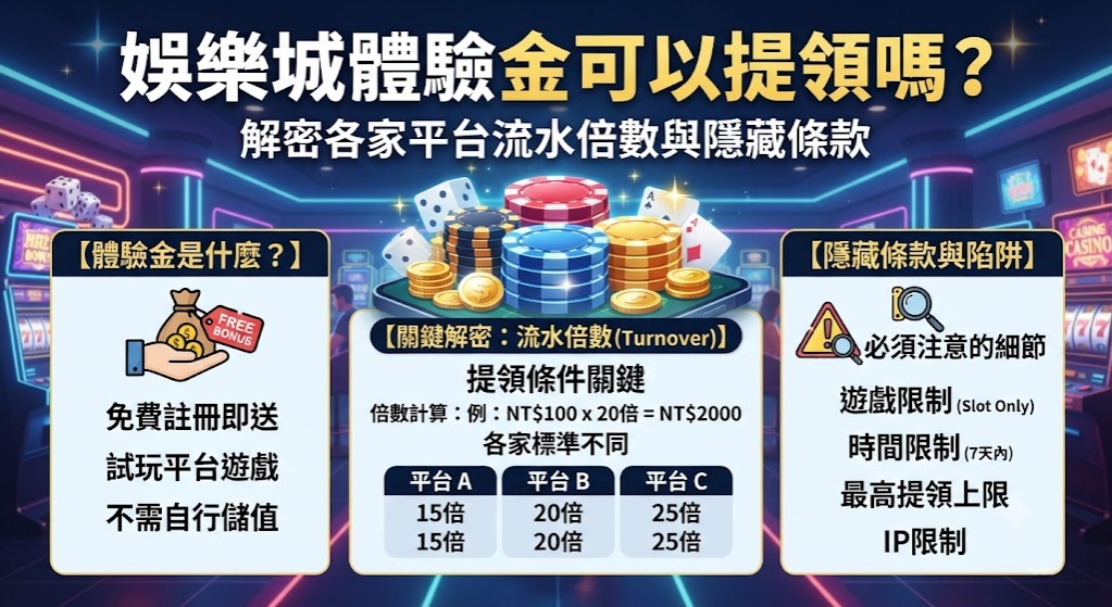 立即領取免流水體驗金,贏錢直接提領!
