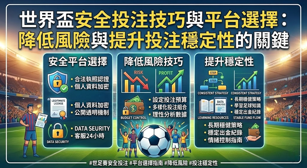 世界盃安全投注技巧與平台選擇