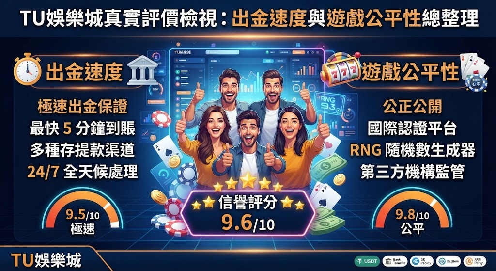 出金速度與遊戲公平性總整理