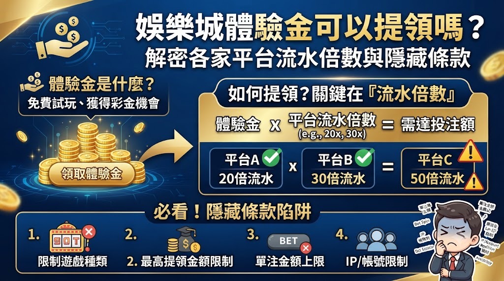 立即領取免流水體驗金,贏錢直接提領!